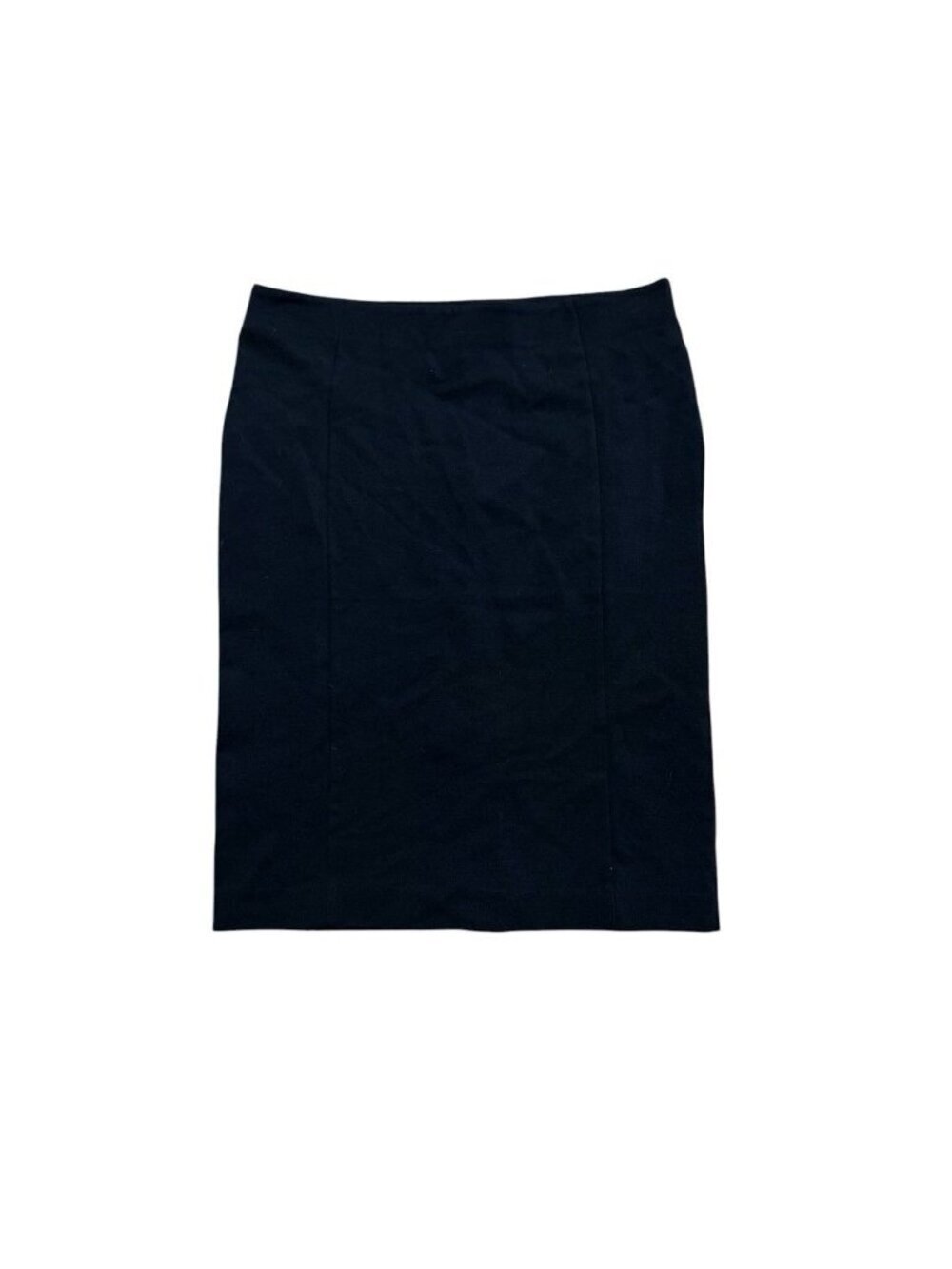 Ann Taylor Black Pencil Skirt Size 10 Knee Length Stretch